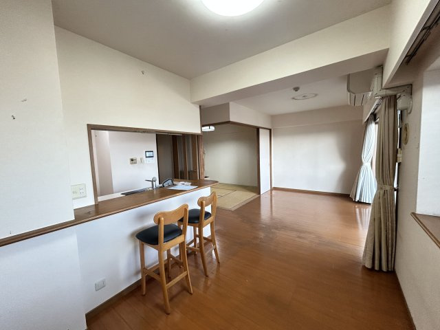 【キッチン】 | コアマンション山上倶楽部 | 生活導線が良い対面キッチンの間取りです！