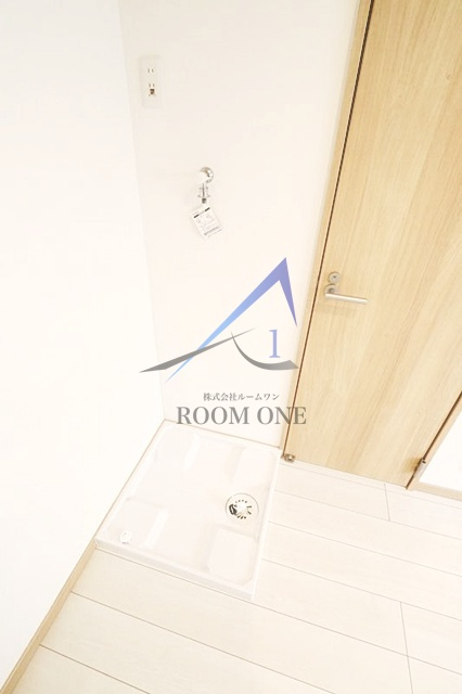 プレジ桜新町　の設備|洗濯機置場です。