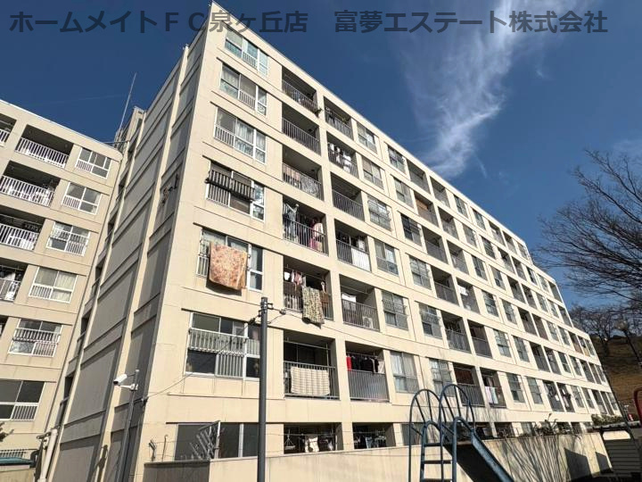 泉ヶ丘コーポラスＡ棟 3‐１棟の外観