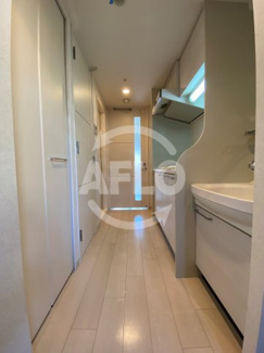 【洗面所】 | プレサンス心斎橋ルティア | プレサンス心斎橋ルティア　室内洗濯パン