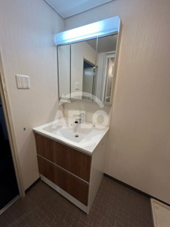【洗面所】 | メロディーハイム法円坂 | メロディーハイム法円坂　洗面台