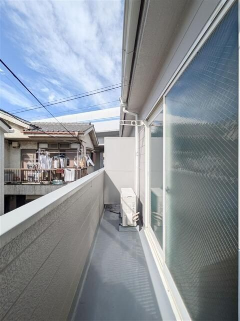 ライフピアシュピーレのバルコニー