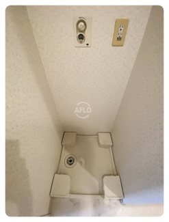 【洗面所】 | カスタリアタワー長堀橋 | カスタリアタワー長堀橋　洗濯機置き場