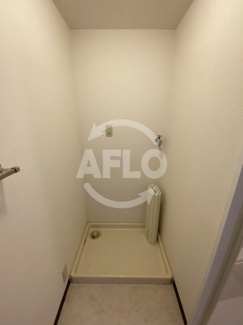 【洗面所】 | テクノコーポラス西田辺 | テクノコーポラス西田辺　室内洗濯機置場