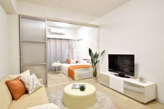 【居間・リビング】 | アーバネックス北久宝寺 | アーバネックス北久宝寺　家具付きモデルルーム