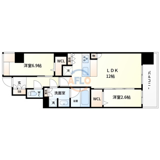 【間取り】 | アーバネックス本町Ⅱ　明治小学校区 | アーバネックス本町II　間取り