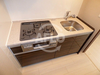 【キッチン】 | コンフォリア北浜 | コンフォリア北浜　ガス3口システムキッチン 