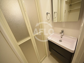 【洗面所】 | セレニテ谷町calme | セレニテ谷町calme（セレニテ谷町カルム）　洗面脱衣所