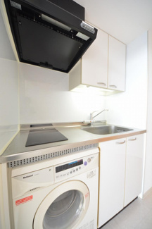 【キッチン】 | メゾン・ド・ヴィレ大阪城公園前 | メゾン・ド・ヴィレ大阪城公園前　ＩＨ2口コンロシステムキッチン