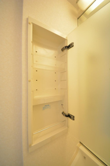 【洗面所】 | メゾン・ド・ヴィレ大阪城公園前 | メゾン・ド・ヴィレ大阪城公園前　洗面収納