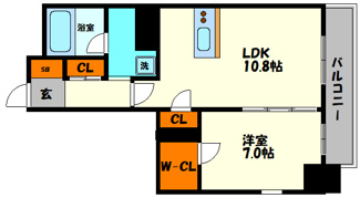 【間取り】 | アプリーレ堺筋本町 | アプリーレ堺筋本町　間取り