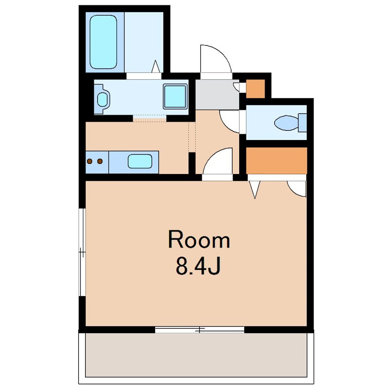 中野区若宮３丁目の賃貸マンションの間取り