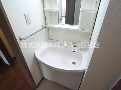 【洗面所】 | ヒロ末広 | 脱衣スペースもあります