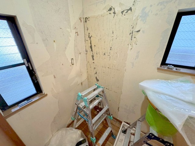 上新庄戸建の独立洗面台