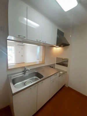 【キッチン】 | フレイムＫ | コンパクトなキッチンで掃除もラクラク