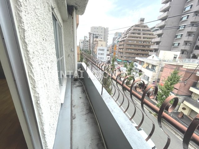 嶋田パールハイツのバルコニー