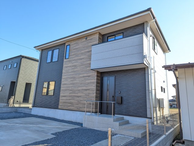 水戸市平須町　1期の外観|2025年12月上旬完成。ご内覧可能！お気軽にお問合せください。