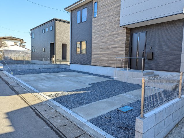 水戸市平須町　1期の駐車場|駐車場に車を止められます