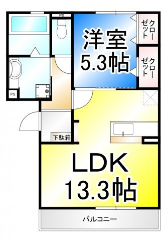 ペルソワール高田の間取り