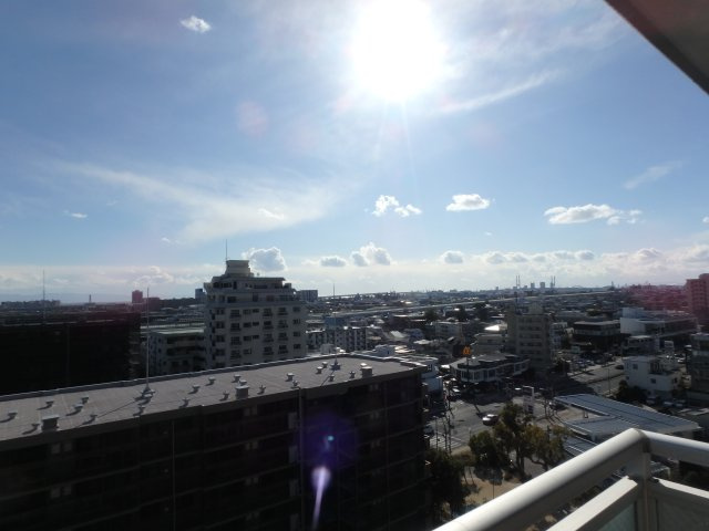 レジデンス芦屋くすのきの展望|バルコニーより南西方向を望む眺望