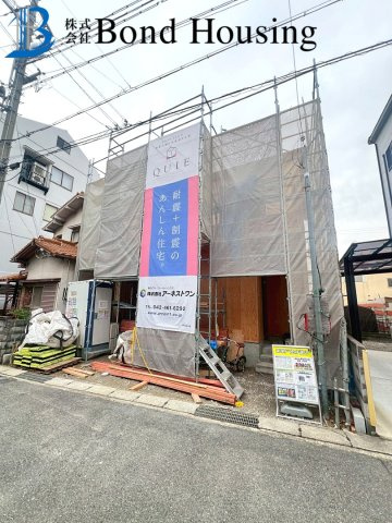 JR魚住駅徒歩３分　駅近新築限定１区画　魚住町中尾　新築戸建の前面道路含む現地写真
