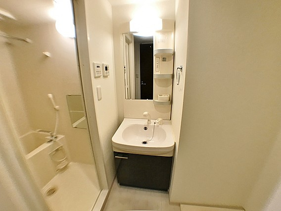 ライジングコート三宮マリーナシティの洗面所