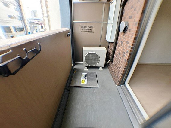 ライジングコート三宮マリーナシティのバルコニー