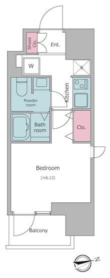【間取り】 | レジディア大森Ⅱ