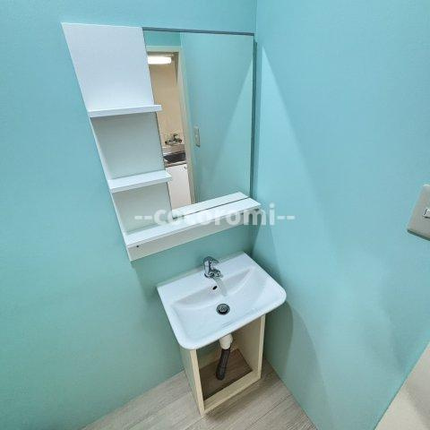 中神田デザインテラスの洗面所