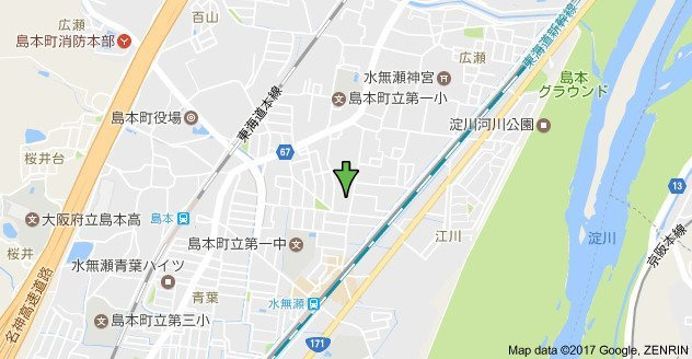 【地図】 | くすの木ハイツ