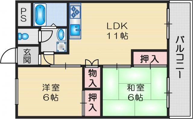 【間取り】 | くすの木ハイツ