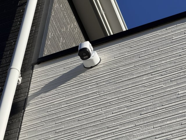柏市布施新町４丁目新築戸建（布施新町第３）の防犯設備|スマホで確認できる防犯カメラ付き
