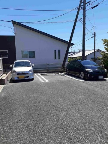 合志市須屋のアパートの駐車場|駐車場です