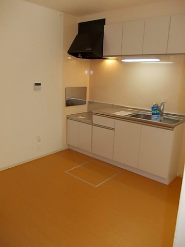 熊本市北区龍田１丁目のアパートのキッチン|キッチンです