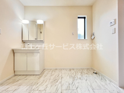 【脱衣所】 | 三島市幸原町2丁目 新築一戸建て A号棟 | 脱衣場です