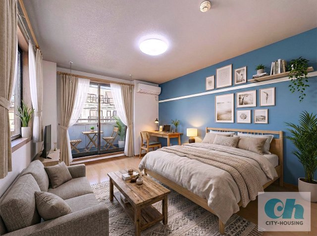 エスポワール大森 202号室の居間・リビング