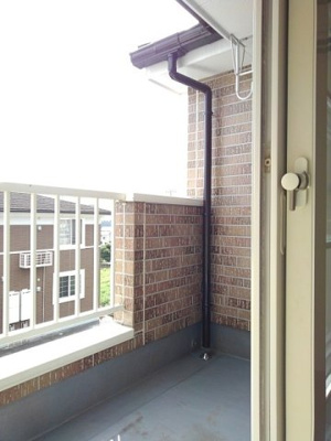 【バルコニー】 | グレイスＦｕｊｉⅡ | 外からの目が気にならないバルコニーで洗濯物が干せます