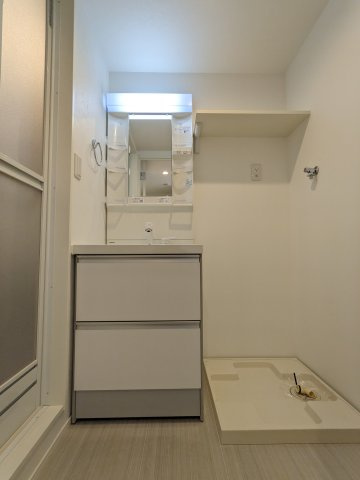 ハーモニーテラス白子町の洗面所