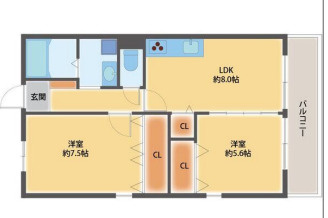 【間取り】 | エレガンス川上