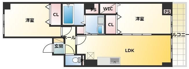 エムライズ大観町の間取り