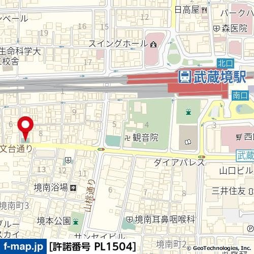 アーク境南町の地図