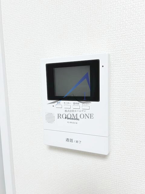 ホワイトヴィラ碑文谷のセキュリティ|モニター付きインターホンです。