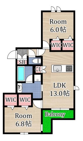 【間取り】 | 内代レジデンスサウス