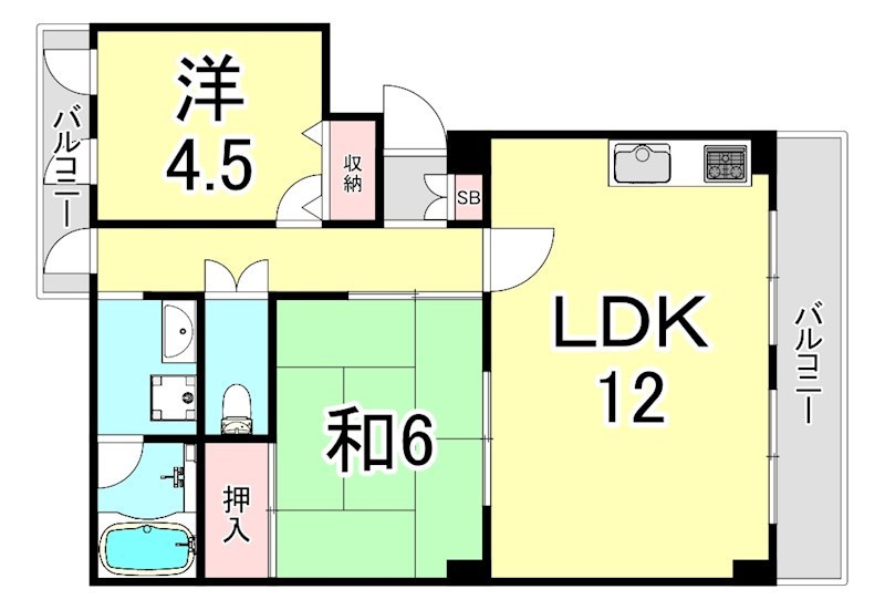 パークサイド天文の間取り