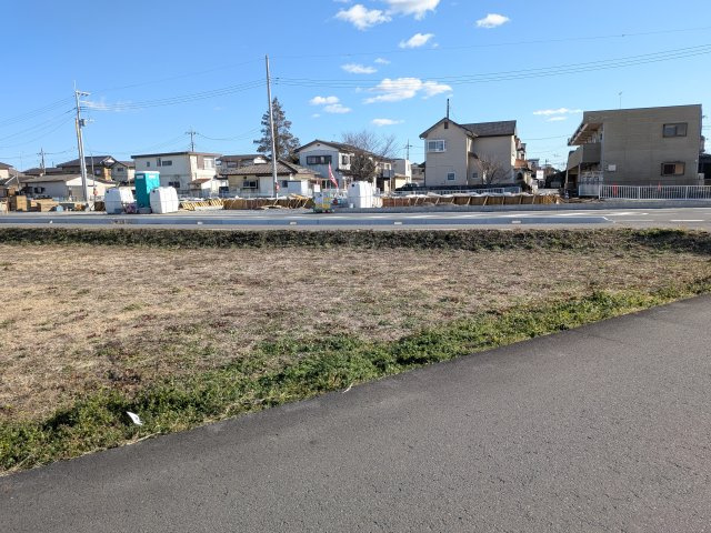 茨城町前田第6　全14区画　分譲宅地　建築条件なしの前面道路含む現地写真