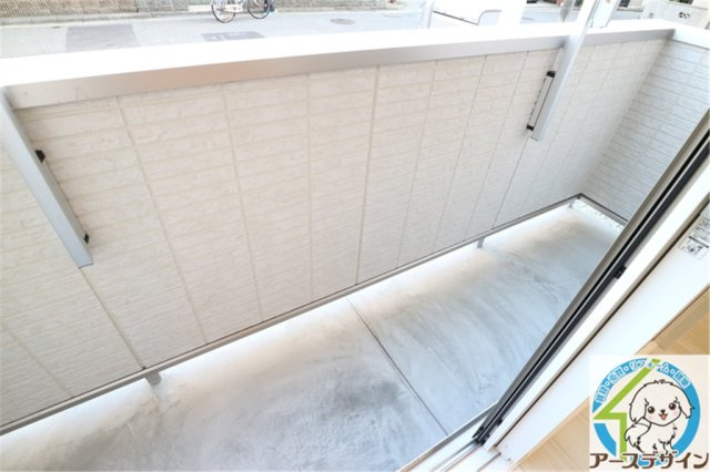 D-room　明石オーシャンビューハイツのバルコニー|パース写真