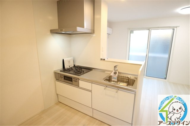 D-room　明石オーシャンビューハイツのキッチン|パース写真