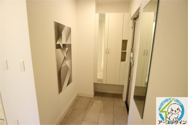 D-room上ノ丸の玄関|パース写真