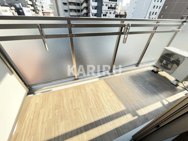 エスリード大阪城テラスのバルコニー