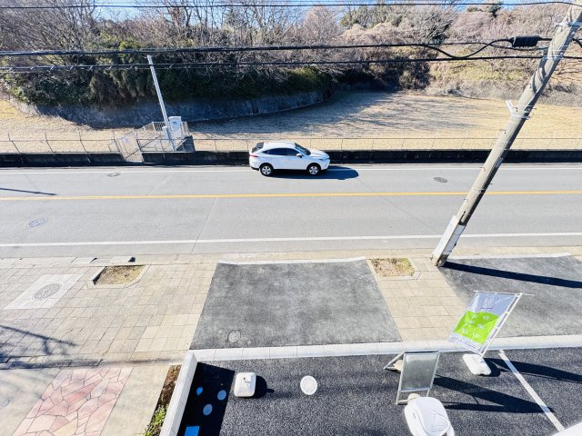 柏市布施新町４丁目新築戸建（布施新町第３）の展望|バルコニーより道路側眺望・南西側道路につき日当たり良好♪